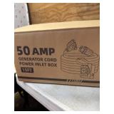 New 15ï¿½  50 amp Generator Cord and power inlet