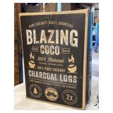 New Boï¿½s of Charcoal logs Blazing Coco