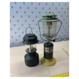 Battery and propane lanterns Coleman