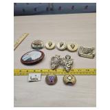 Vintage  Philmont Scouting neckerchief slides and