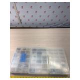 3 containers of beads