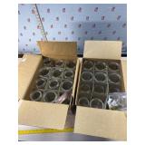 2 boxes of quart canning jars and others