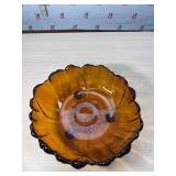Petals Amber By Colony/Indiana Glass Sunflower
