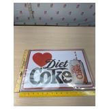 New Diet Coke Tin sign