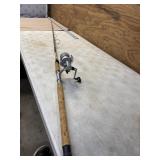 Ambassador Fiberglass Rod and Olympic ES-2 reel