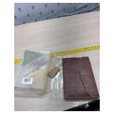 New Leather journal and. American  flag