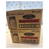 2  cases of Golden Harvest pint Jars