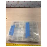 2 containers of jewelry making supplies