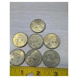 7 Sacagawea Dollars