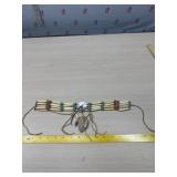 Native American style necklace with turquoise and