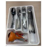 Silverware and organizer