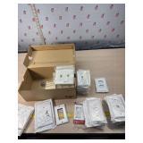 New- 19 dbl switch cover, 10 single switch and