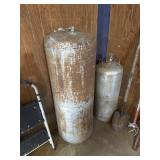 2-old propane tanks