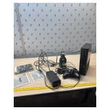 Xbox 360 with 1 controller, Masacegon headphones,
