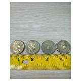 Polk, Monroe and Washington dollars