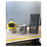 Minnow buckets (2) and crab pot?