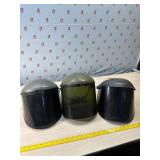 3 welding helmets