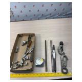 Sockets, tape measure and more