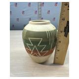 Sioux Indian pottery, signed