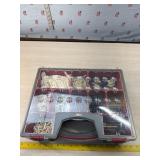 Zag organizer with beads