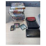 Nintendo DS, untested Games and padded game case