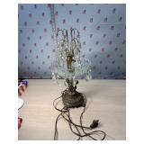 Vintage Cherub Hollywood Regency Chandelier Lamp