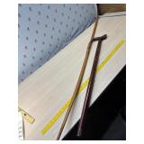 Bow and walking stick