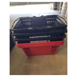 5 Shopping baskets 18ï¿½x14ï¿½x10ï¿½