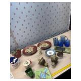 Magnolia collector plates plastic cups and much