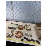Copper molds, napkin rings and other