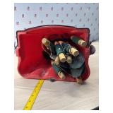 Mop bucket of garden shovels