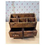 Bamboo style organizer