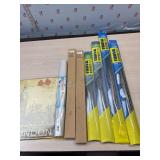 New windshield wipers. Peel & stick Lamine  and