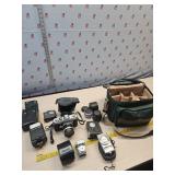 Canon FT 35MM camera, case and photograph