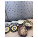 Oriental Style bowls , plates and other plates