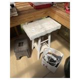 Plant stand cords and stools