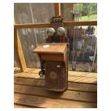 Antique wall telephone