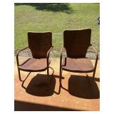 Vintage Metal patio chairs