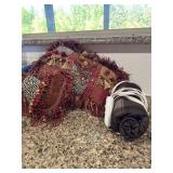 Decorative pillows and heating pad