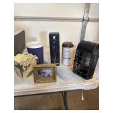 Lot cleanup, coffee grinder milk frother, candle