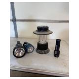 Lanterns and flashlights need batteries