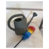 Water can and duster