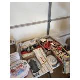 Christmas lights and decorations