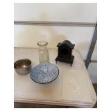 Granite ware speckled bowl, and more