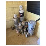 Large lot paint most 1/4  to 1/2 full