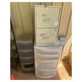 2 Stacking drawer, file cabinet