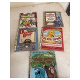 Kids books including Sesame Street Little Golden