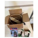 2 Power strips, indoor l/outdoor timer, 2 7 day