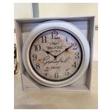 New Mainstay wall clock