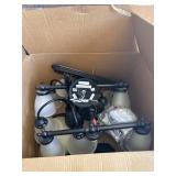 5 used light fixtures